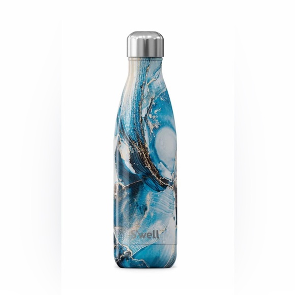 Swell 25 oz. slim silhouette insulated marbled pattern beverage bottle. - Picture 1 of 6